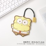 卡通可爱敞口钥匙包创意抽拉式大容量抽带式通用电动车汽车钥匙包